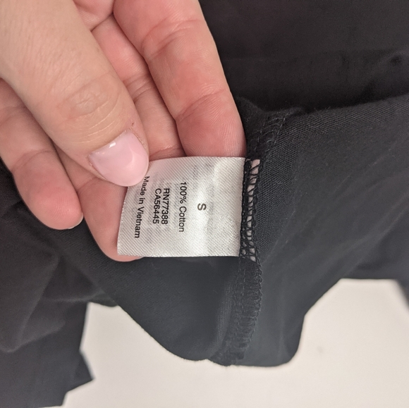 J Crew Factory NWT Black Dress Frill Sleeve Small - Picture 2 of 5